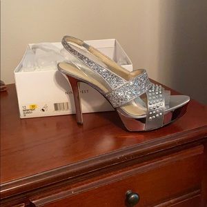 Silver 5” Heel NWFANCYNIGHT